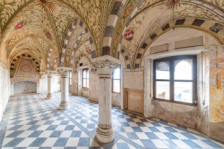 Abandoned Castle In Italy