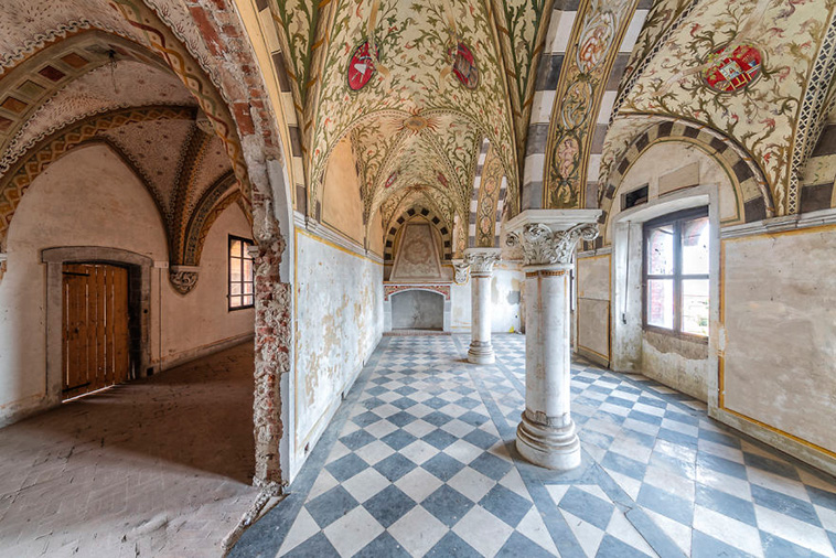 Abandoned Castle In Italy