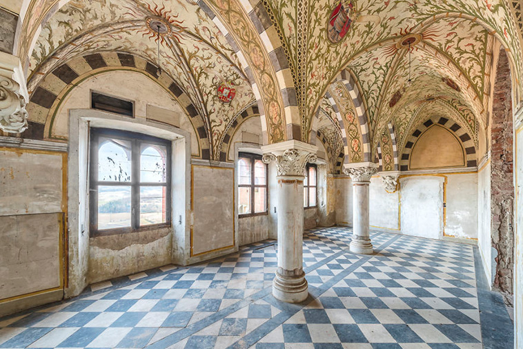 Abandoned Castle In Italy