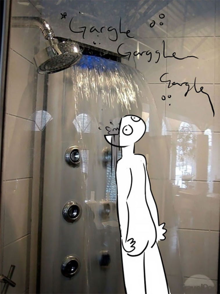 ridiculous rich showers