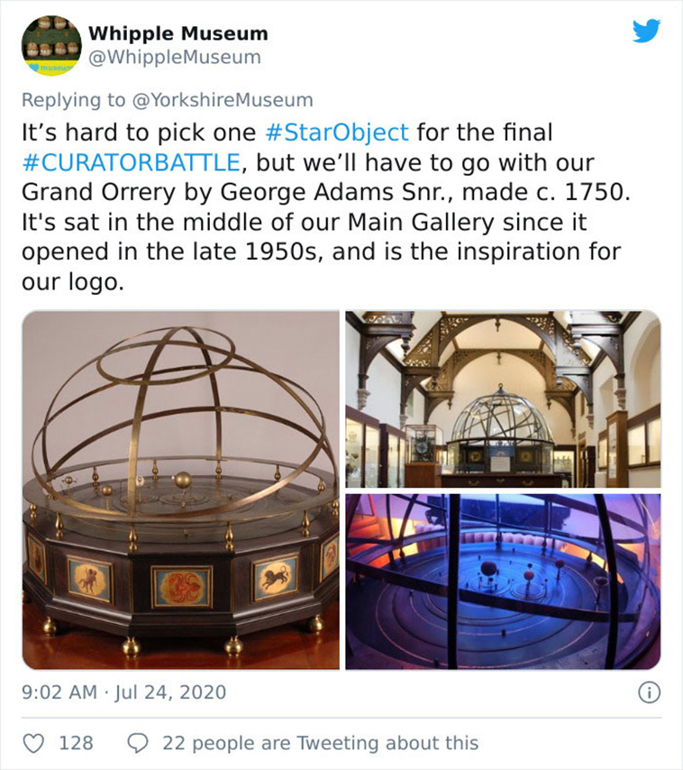 museums compete star object