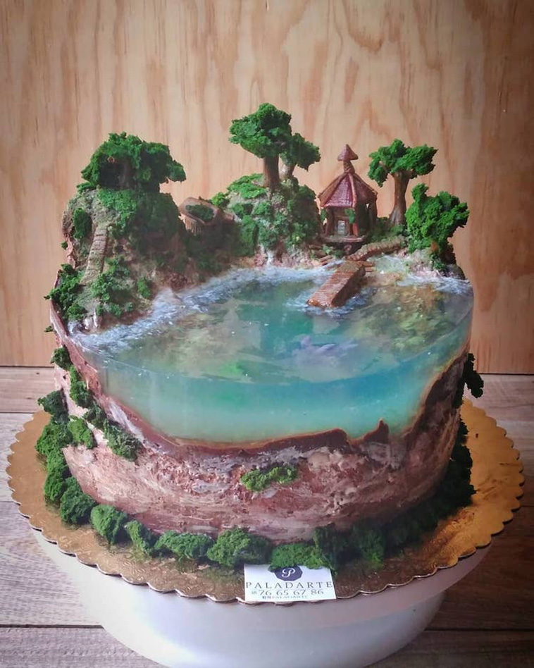 paradise island cake