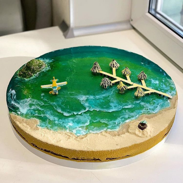 paradise island cake