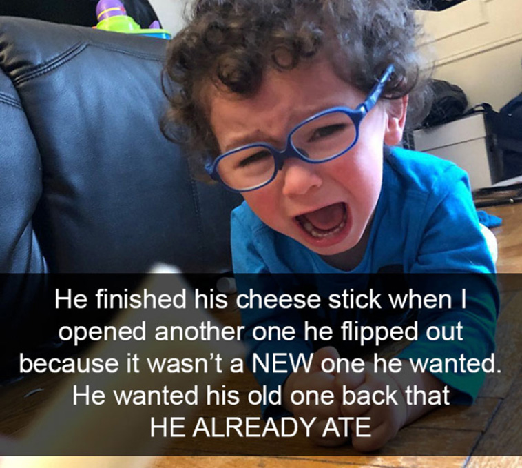 funny upset children