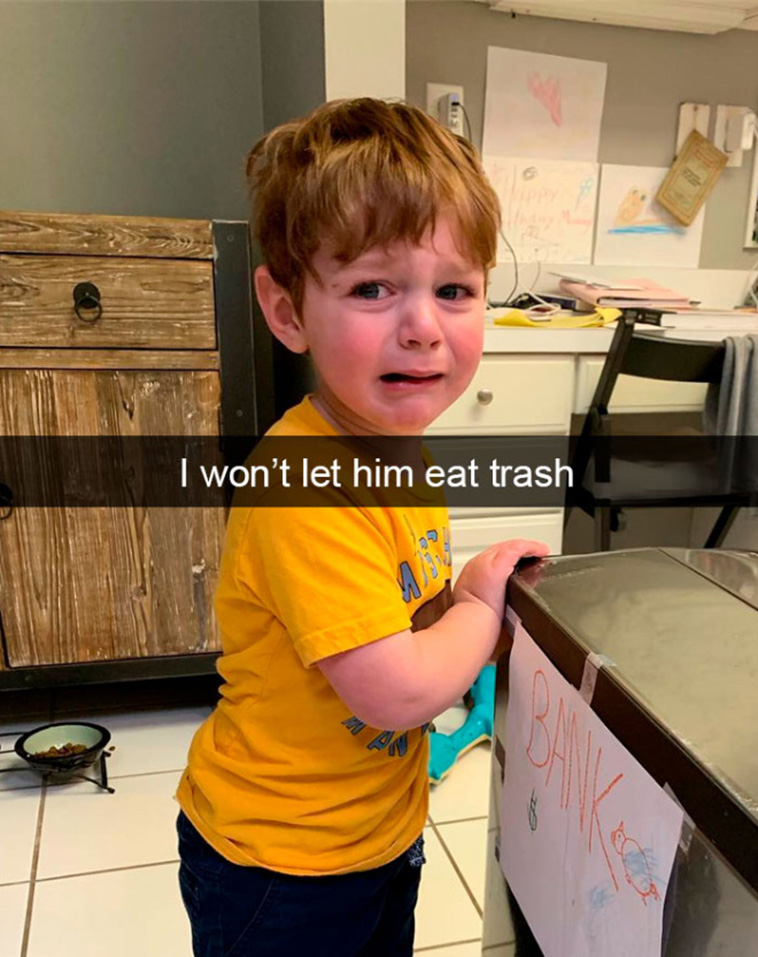 funny upset children