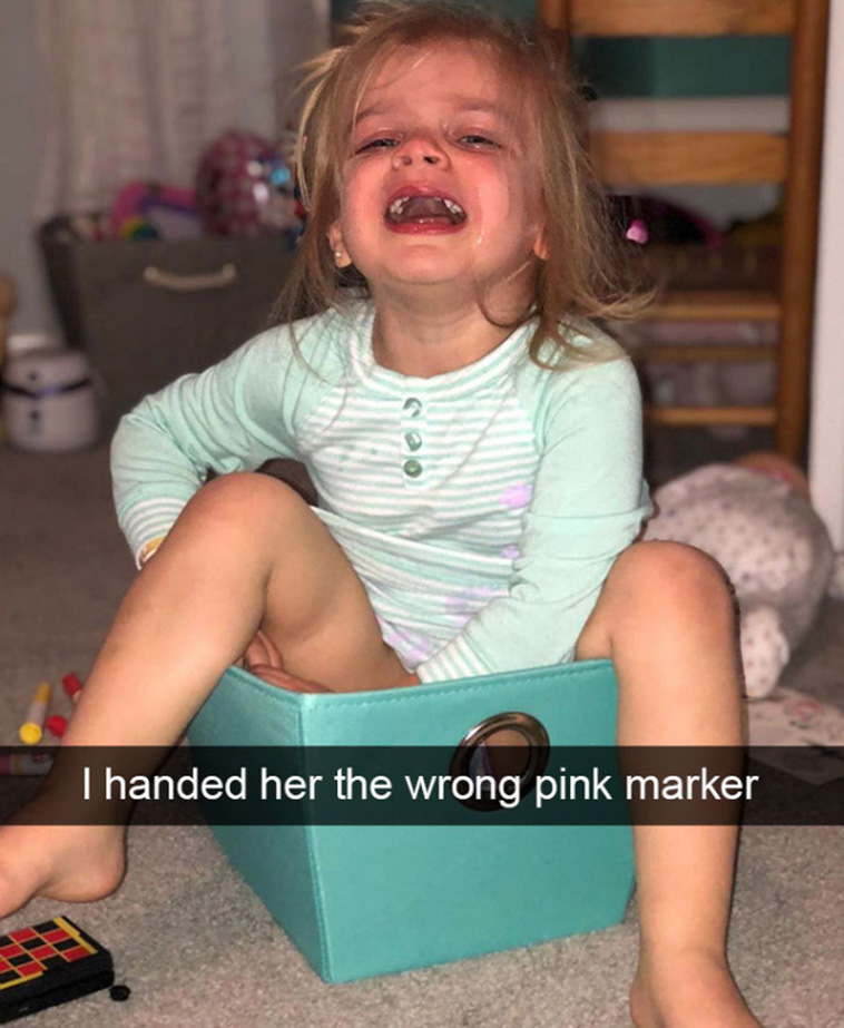 funny upset children