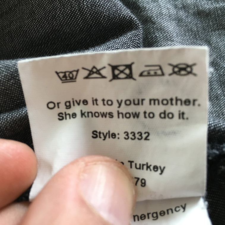 funny clothing tags