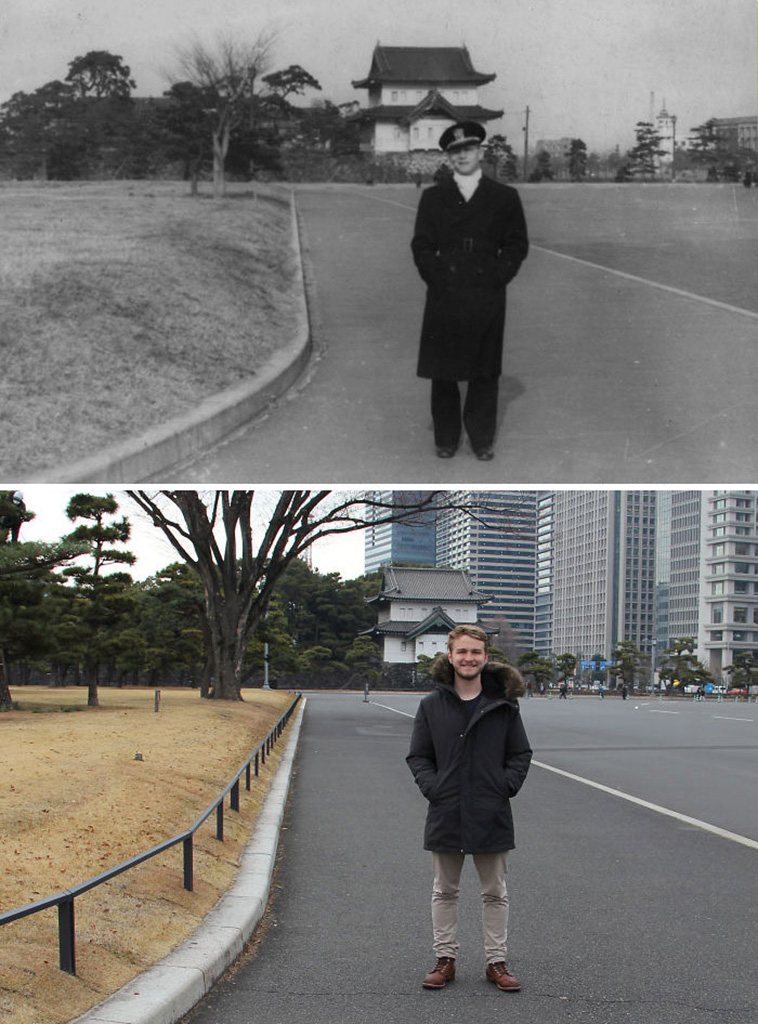old photos then now