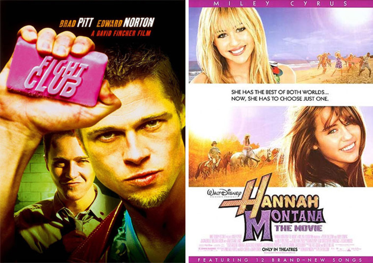unrelated movies described same sentence