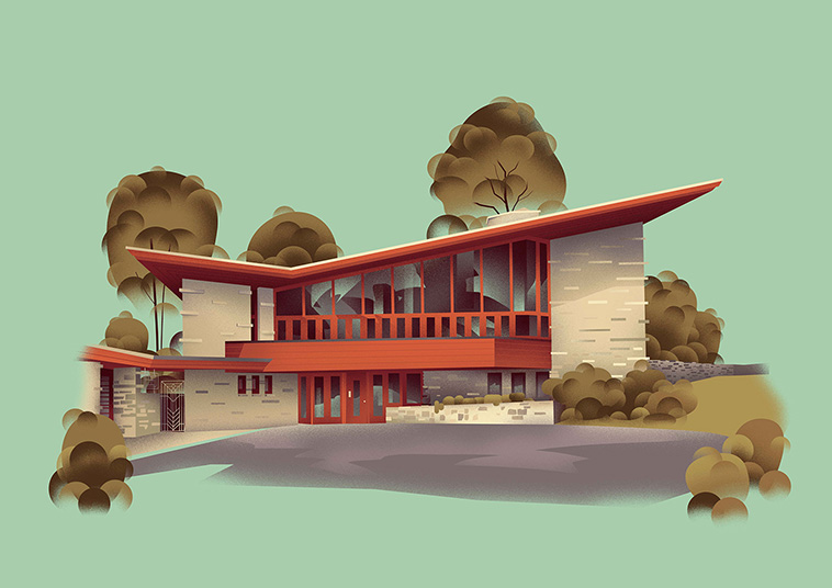 illustrations of homes frank lloyd wright