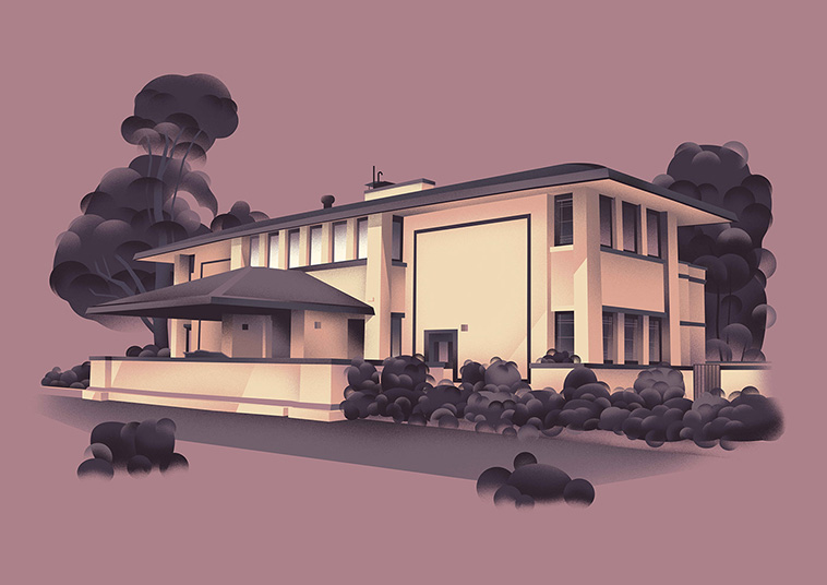 illustrations of homes frank lloyd wright