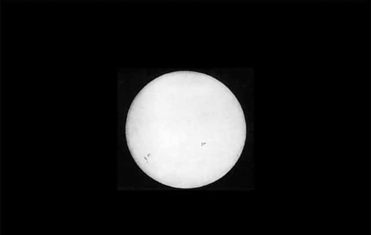 first sun photograph