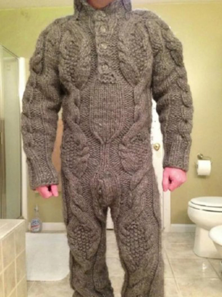 weird knitwear