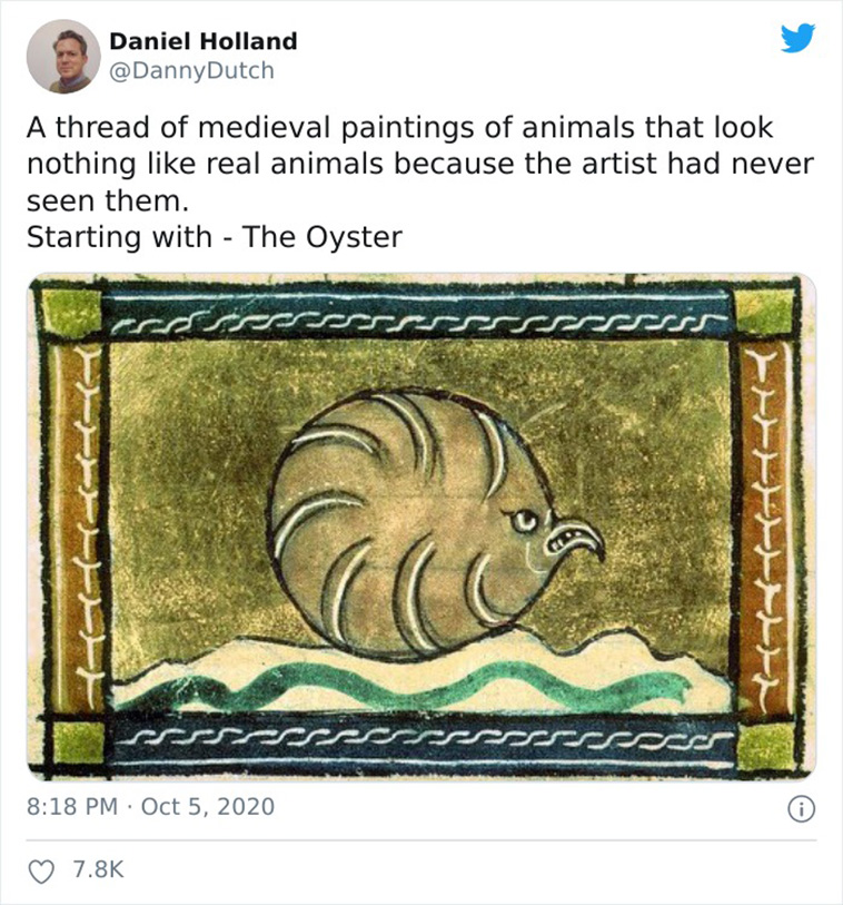 medieval animal paintings
