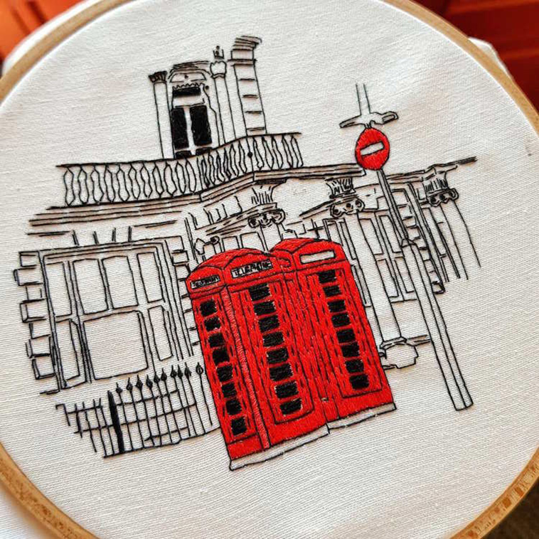 architectural embroidery patterns