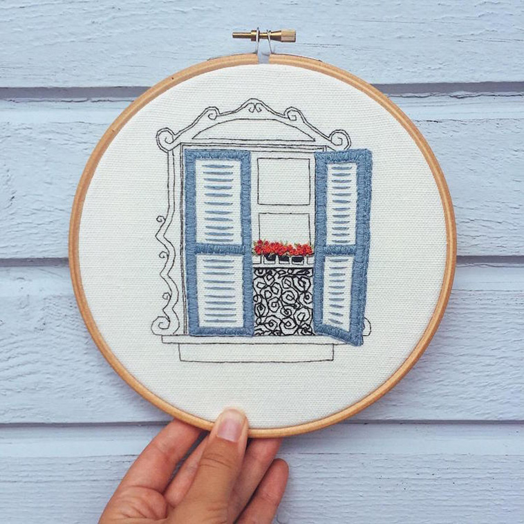 architectural embroidery patterns