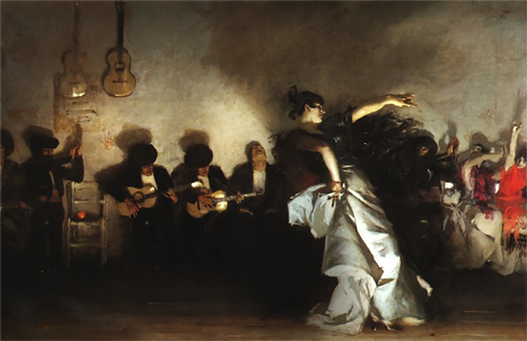 classical paintings and movie scenes