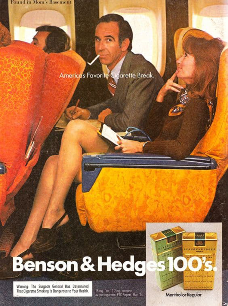 vintage smoking ads