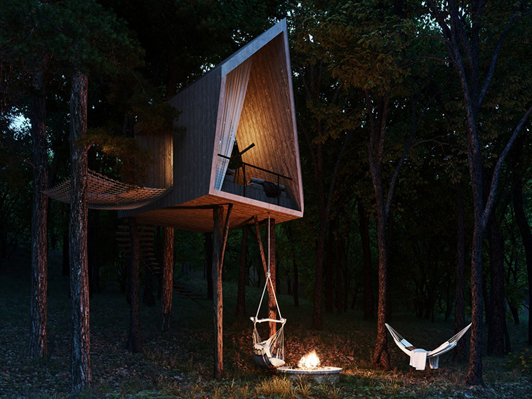 Automaker designs a house