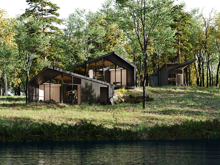 Automaker designs a house
