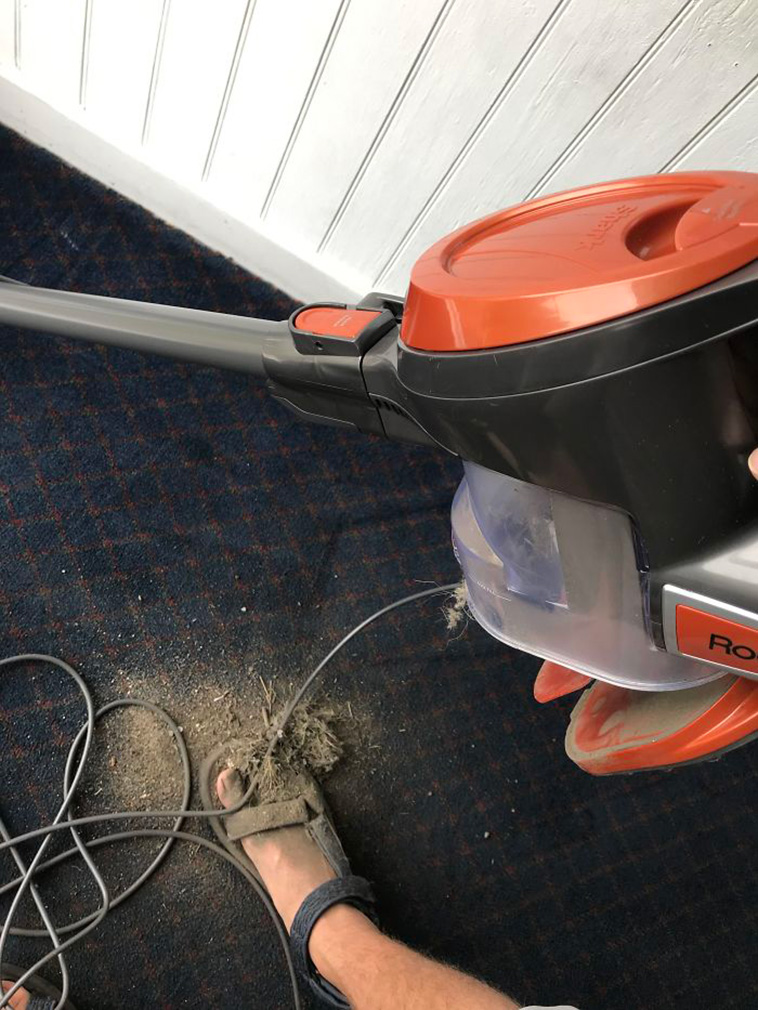 vacuum cleaning fails