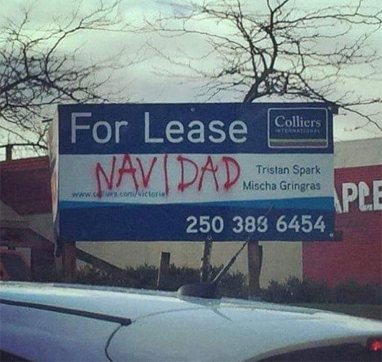 mild vandalism