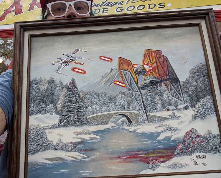 thrift store paintings
