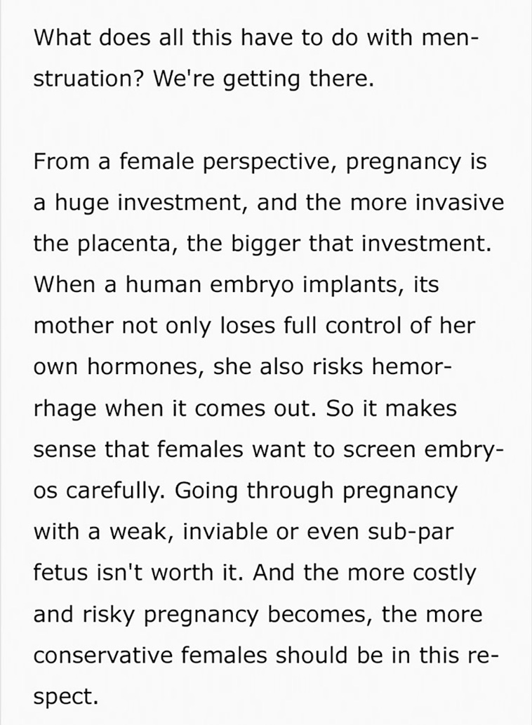 benefit of periods