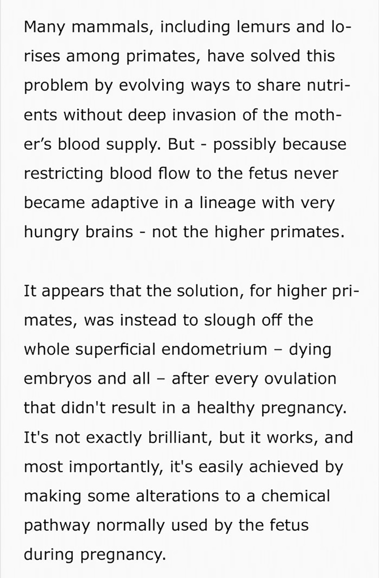 benefit of periods