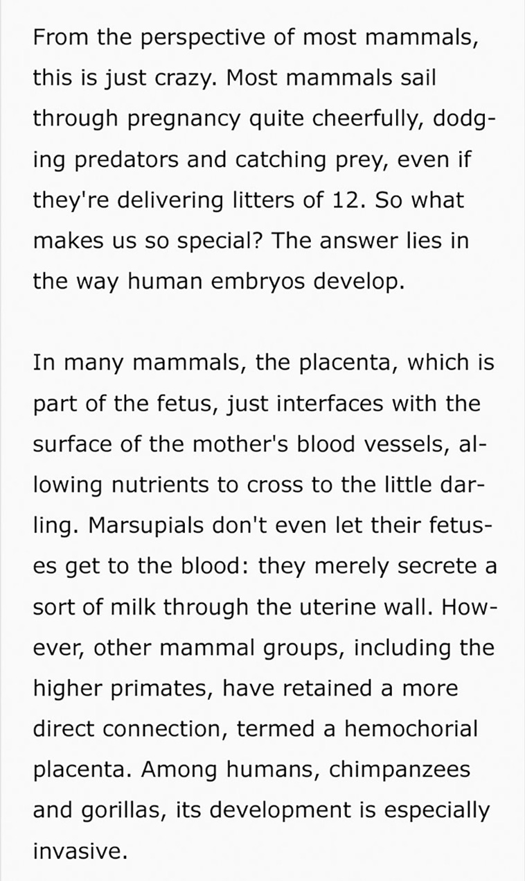 benefit of periods
