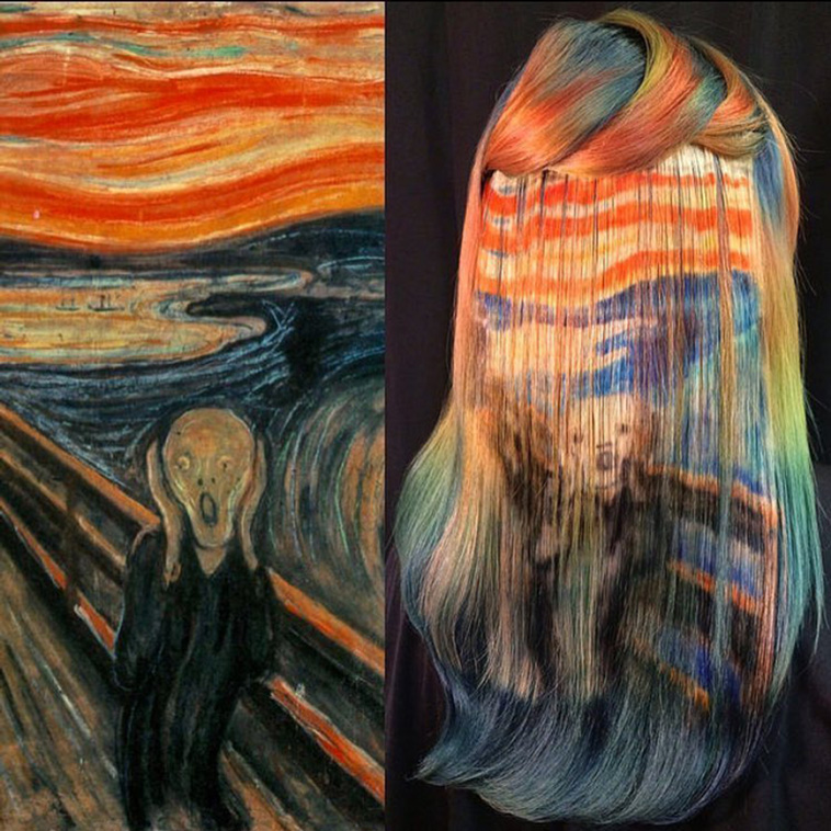 colorful hair