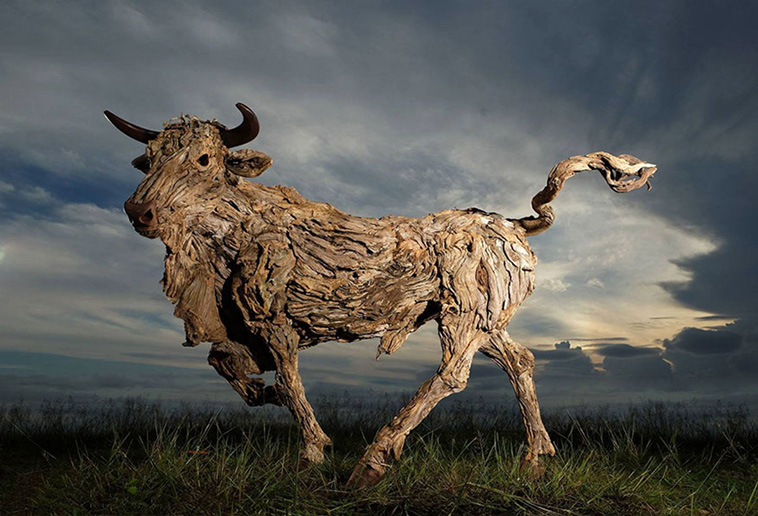 driftwood sculptures
