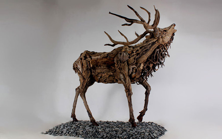 driftwood sculptures