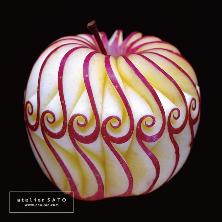 fruit carving art