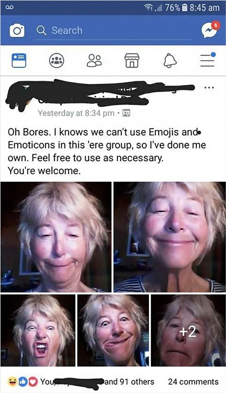old people use social media