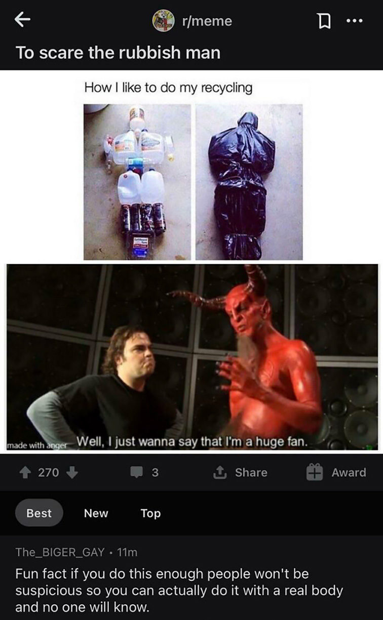 cursed comments