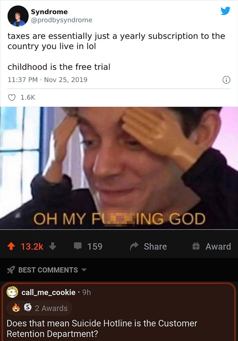 cursed comments