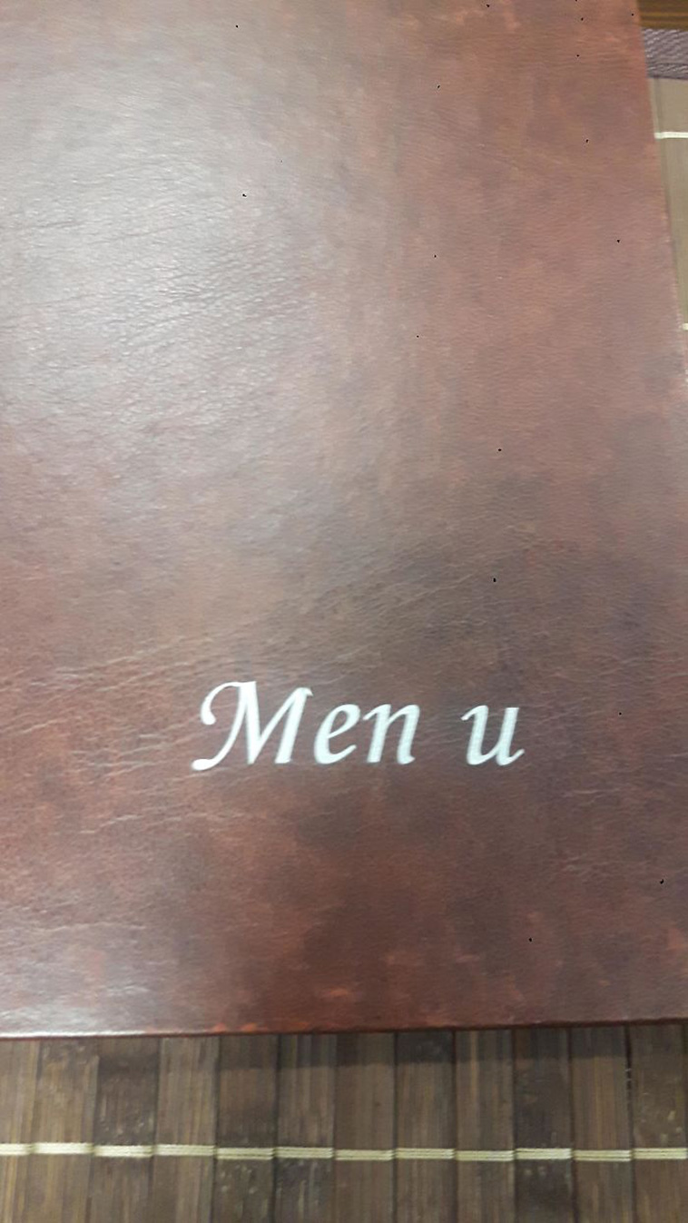 funny bad letter spacing