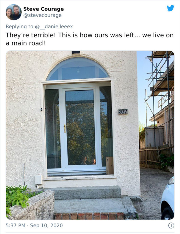 hide deliveries