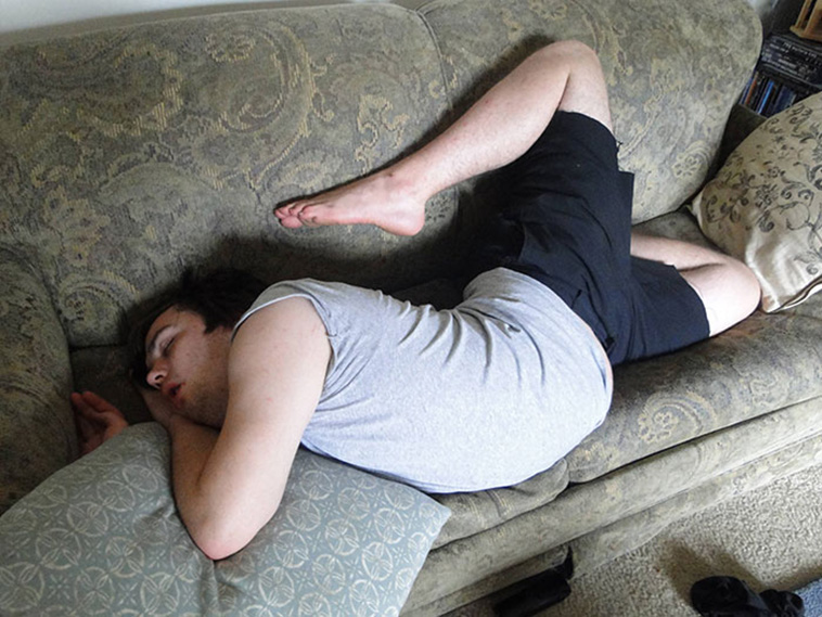  funny sleep position