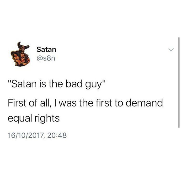 satan devil social media