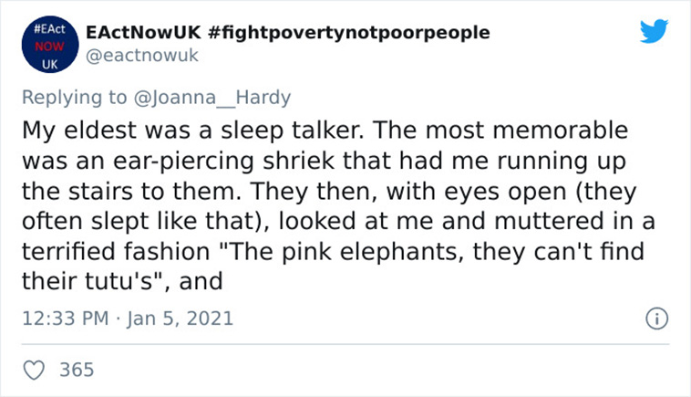 sleep talking stories