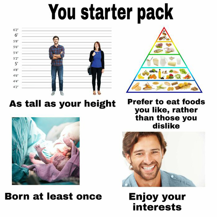 starter packs jokes