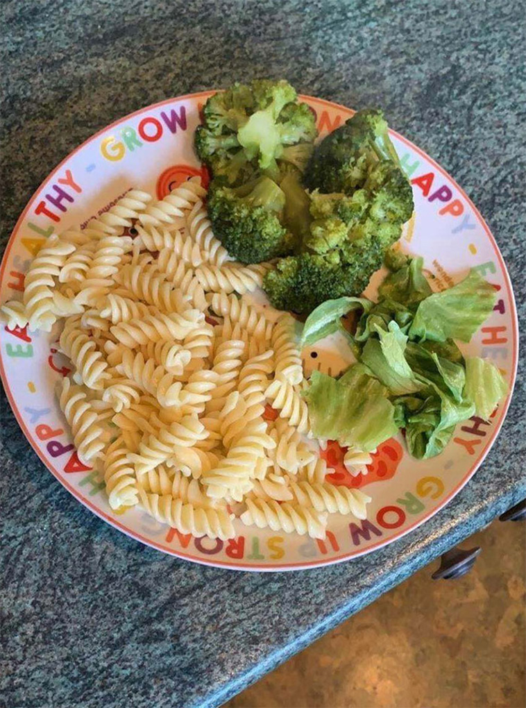 unapealing food