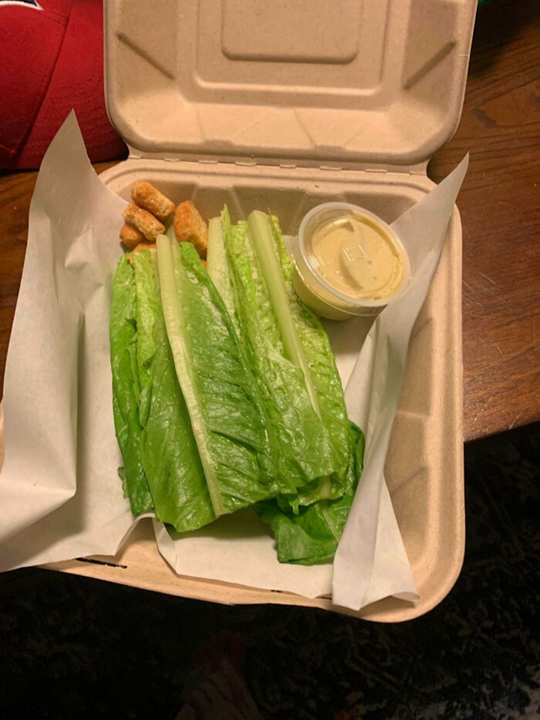 unapealing food