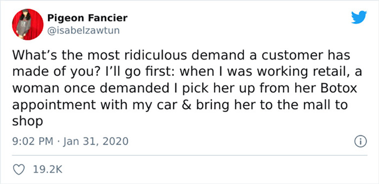 customer demands