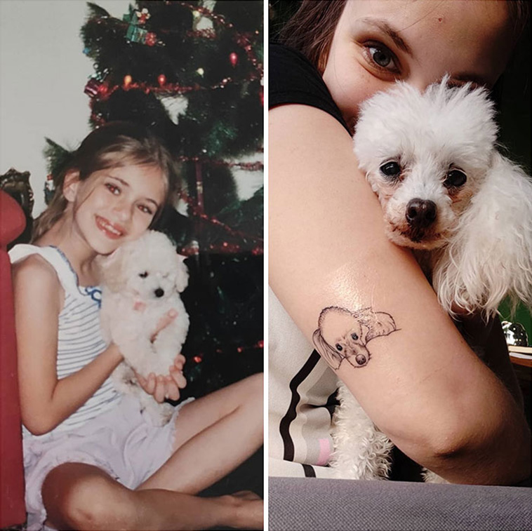 dogs growing up