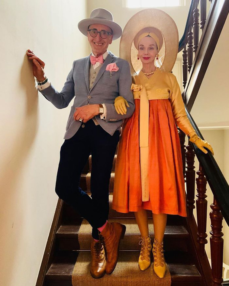 elderly couple fashion