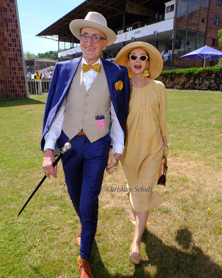 elderly couple fashion