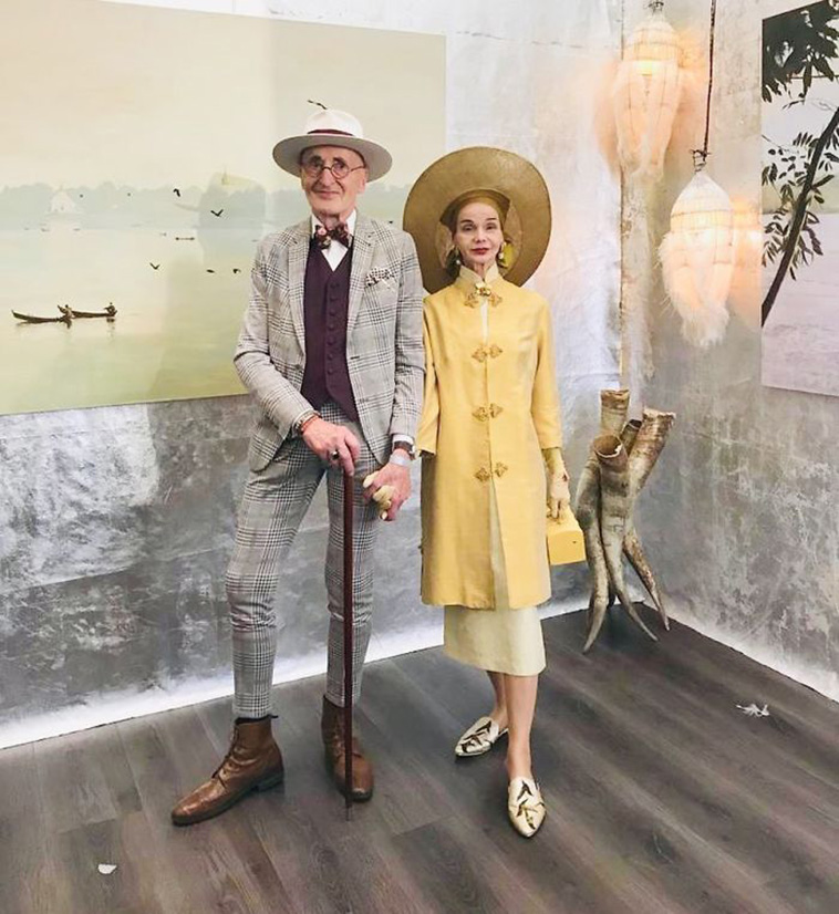elderly couple fashion
